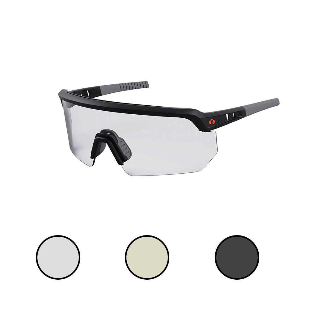 Ergodyne Skullerz AEGIR Anti-Scratch and Enhanced Anti-Fog Safety Glasses Sunglasses from GME Supply